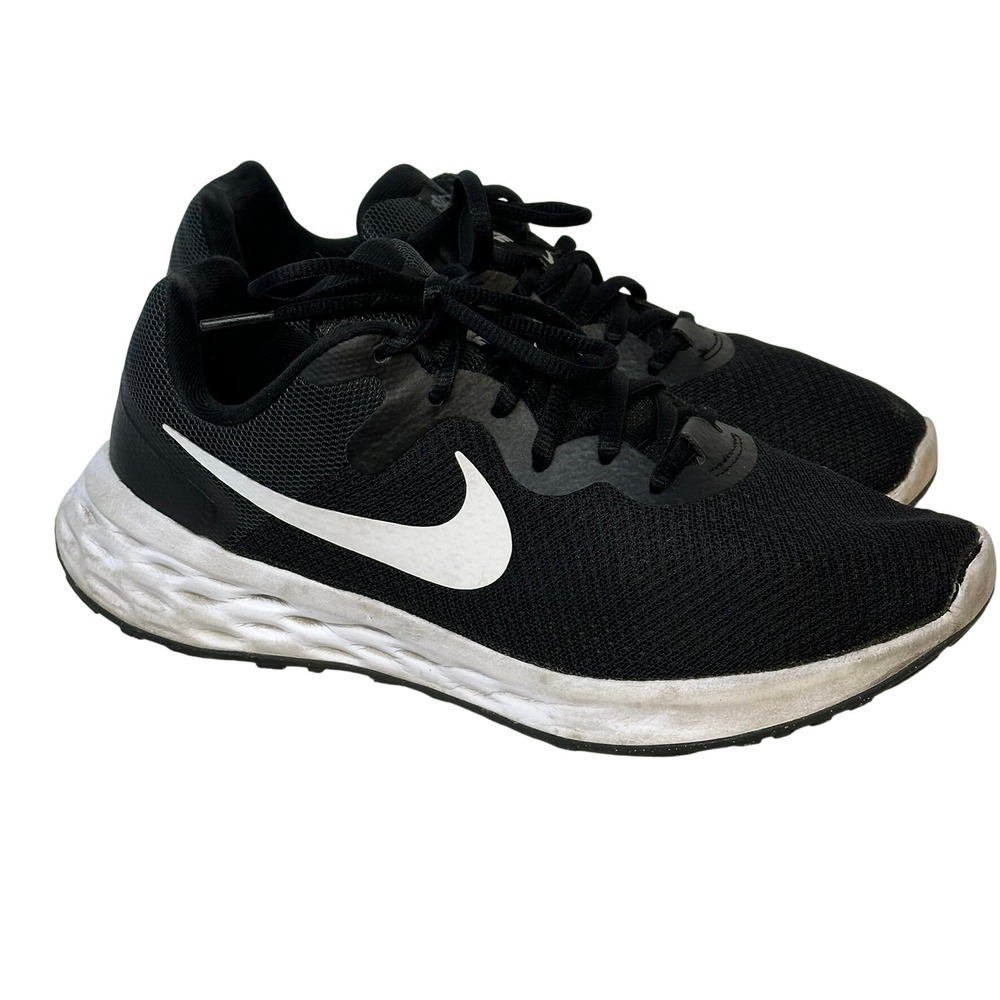 Nike Revolution 6 Next Nature Womens 8.5 Black Running Shoes Sneaker